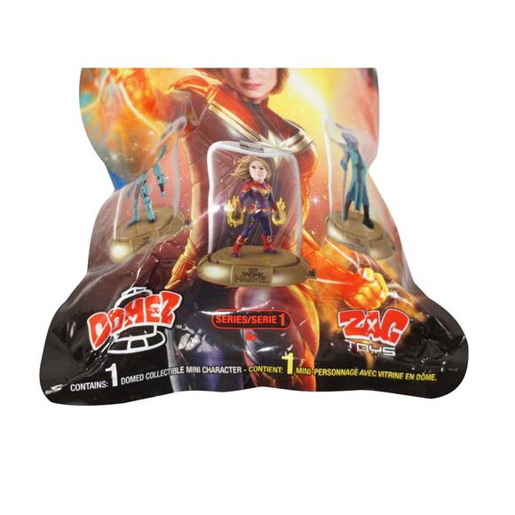 4 Pc Lot - Captain Marvel Mini Domez Series 1 Random Toy Blind Bag 2019 - Picture 4 of 6